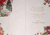 Mum Christmas -  Traditional Stairs & Flowers