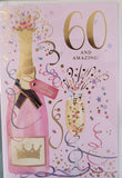 60 Birthday Female - Champagne