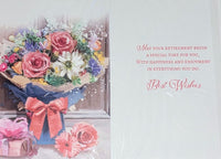 Retirement Female - Blue Flower Box