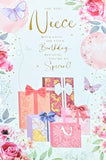 Niece Birthday - Traditional Gift Boxes & Balloons