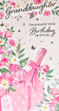 Granddaughter Birthday - Slim Champagne & Flowers
