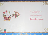 Grandchildren Christmas - Santa Flying Sleigh