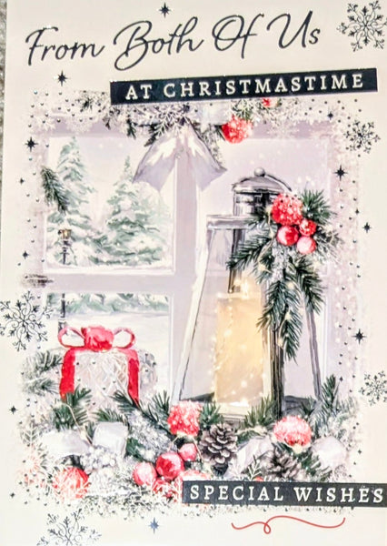 From Both Of Us Christmas - Traditional Lantern & Window