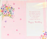 Sister In Law Birthday - Slim Hanging Basket