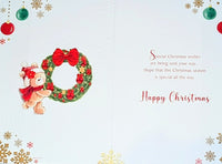 Auntie Christmas - Cute Wreath On Right