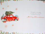 Uncle Christmas - Traditional Tree On Car
