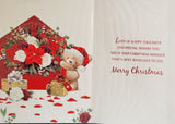 Granddaughter Christmas - Cute Bear and box