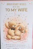 Wife Anniversary - Cute Bears Dancing
