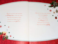 Mum & Dad Christmas - Large 8 Page Traditional Wreath