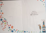 50 Birthday Male - Gift Boxes & Balloons