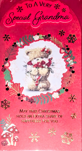 Grandma Christmas - Slim Cute Red