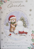 Grandson Christmas - Large Snowman