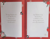 Wife Christmas - Large 8 Page Red Cute Bears