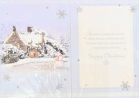 Friends Christmas - Traditional Snowy Scene Merry