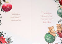 Daughter & Boyfriend Christmas - Cute Bauble Words