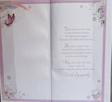 Sympathy  - Slim Loss of your Mum Rainbow