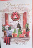 Daughter In Law Christmas - Traditional Window