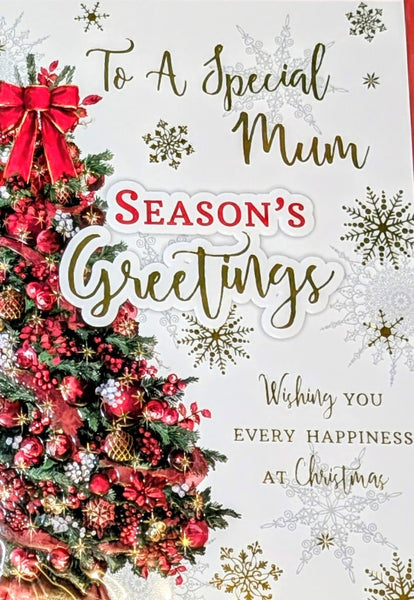 Mum Christmas - Traditional Tree Greetings