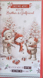 Brother and Girlfriend -Christmas Slim Cute Bears In Hats
