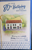 80 Birthday Male - Traditional