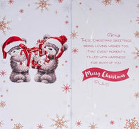 Niece & Boyfriend Christmas - Slim Cute Bears With Gift