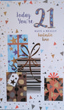 21 Male Birthday - Gift Boxes