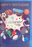 Open Male Birthday - Blue Sports