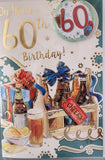 60 Birthday Male - With Badge