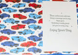 Brother In Law Birthday - Traditional Red & Blue Cars
