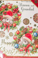 Nanna & Grandad Christmas - Cute 2 Wreaths