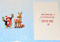 Granddaughter Christmas - Santa & Friends Wishes