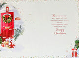 Brother Christmas - Traditional Red Door & Wreath