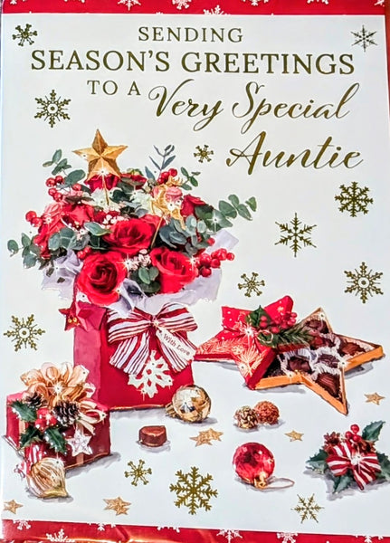 Auntie Christmas - Traditional Flowers Special
