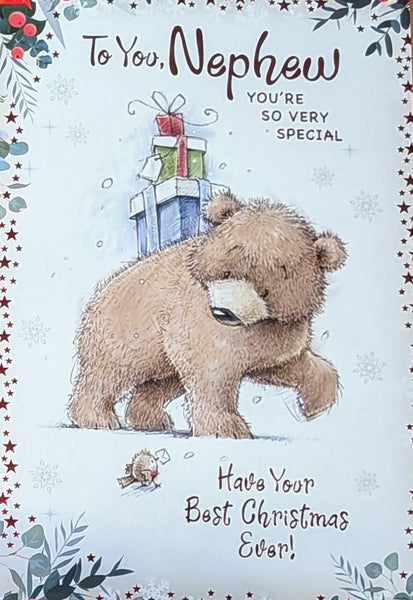 Nephew Christmas - Cute Big Brown Bear