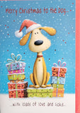 To The Dog Christmas - Dog With Gifts