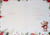 Sister Christmas - Cute Robin Words