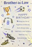 Brother In Law Birthday - Football & Words