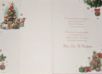 Great Granddaughter 1st Christmas - Cute Bears & Tree