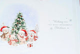 To All The Family Christmas - Cute Bears & Tree