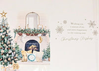 Open Christmas - Traditional Fireplace & Tree