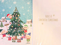 To All The Family Christmas - Cute Elves & Tree