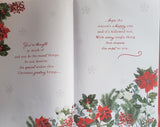To Both Of You Christmas - Large 8 page Traditional Flowers