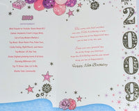 16 Girl Birthday - Born In 2009 Keepsake