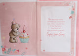 Nan Birthday - Cute Bear and Cake