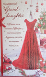 Granddaughter Christmas - Large 8 Page Cute Pink