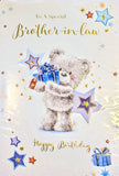 Brother in law Birthday - Cute Bear With Stars