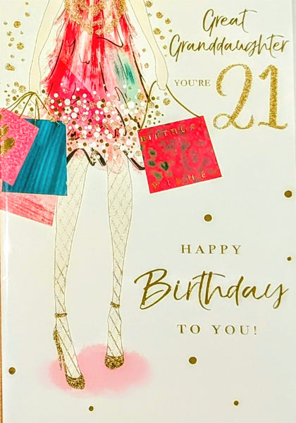 Great Granddaughter 21 Birthday