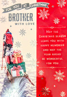 Brother Christmas - Traditional Man Pulling Sledge