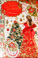Granddaughter Christmas - Large 8 Page Traditional Dress