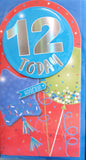 12 Boy Birthday - Platinum Slim